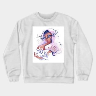 Fashion portrait Crewneck Sweatshirt